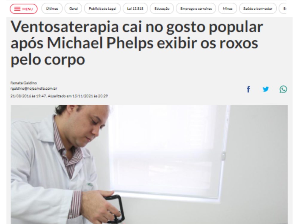 Registro da participação de Dr. Aléssio Novais em Hoje em Dia