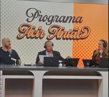 Registro da participação de Dr. Aléssio Novais em Rádio Itatiaia